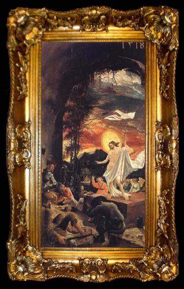 framed  Albrecht Altdorfer Resurrection of Christ, ta009-2